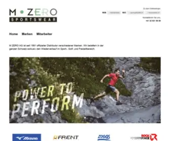 Mzero.ch(M Zero AG) Screenshot