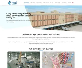 Mzi.vn(Ống Hút Giấy Chất Lượng Cao) Screenshot