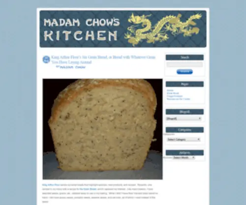 Mzkitchen.com(Chow's Kitchen) Screenshot
