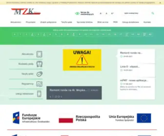 MZK.pila.pl(Miejski Zakład Komunikacji w Pile) Screenshot