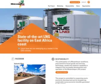 MZLNG.com(Mozambique LNG) Screenshot