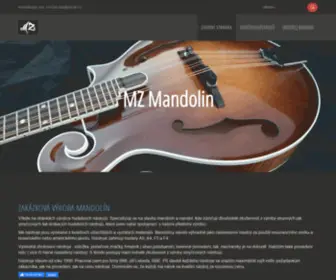 Mzmandolin.cz(Zakázková výroba mandolín) Screenshot