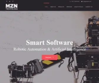 MZntech.com(Mzn Technology Software Solutions) Screenshot