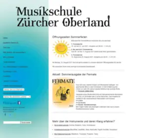 Mzol.ch(Musikschule Zürcher Oberland) Screenshot