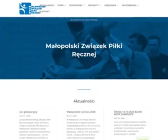 MZPR.pl(Małopolski Związek Piłki Ręcznej) Screenshot