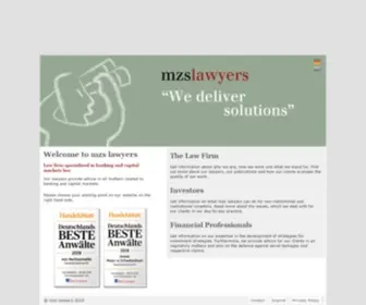 MZS-Law.com(MZS Law) Screenshot