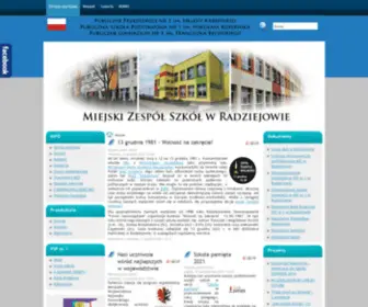 MZS-Radziejow.pl(Miejski Zespół Szkół) Screenshot