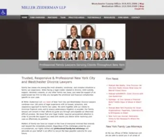 MZWNylaw.com(New York City and Westchester County Divorce and Family Law Firm) Screenshot