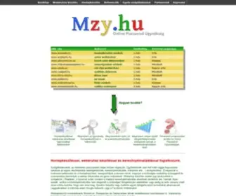 MZY.hu(Honlapkészítés) Screenshot