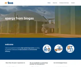 N-Bio.de(Energy from biogas) Screenshot