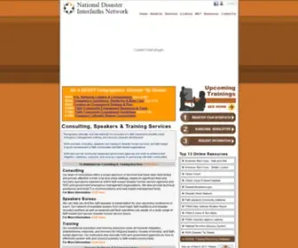 N-Din.org(National Disaster Interfaiths Network) Screenshot