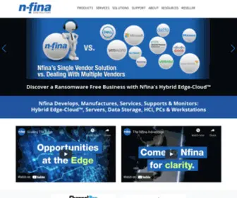 N-Fina.com(Nfina Technologies) Screenshot