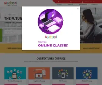 N-School.com(Software (IT) Training Institute in Coimbatore) Screenshot