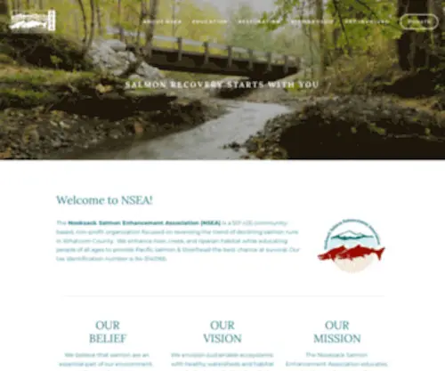 N-Sea.org(Nooksack Salmon Enhancement Association) Screenshot