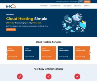 N4C.in(Most Preferred Cloud Hosting Provider in India) Screenshot