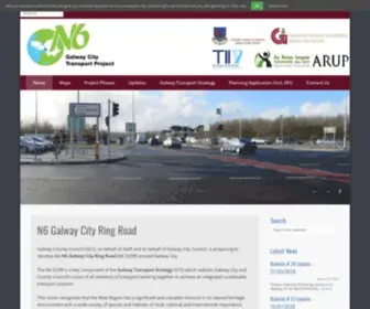 N6Galwaycity.ie(N6 Galway City Transport Project) Screenshot