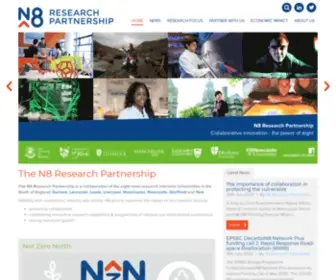 N8Research.org.uk(The N8 Research Partnership) Screenshot