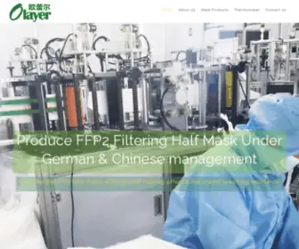 N95-FFP2.com(En149 FFP2 face mask respirator company manufacturer wholesale China) Screenshot