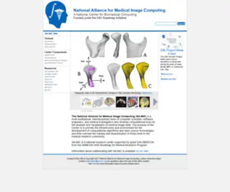 NA-Mic.org(The National Alliance for Medical Imaging Computing (NA) Screenshot