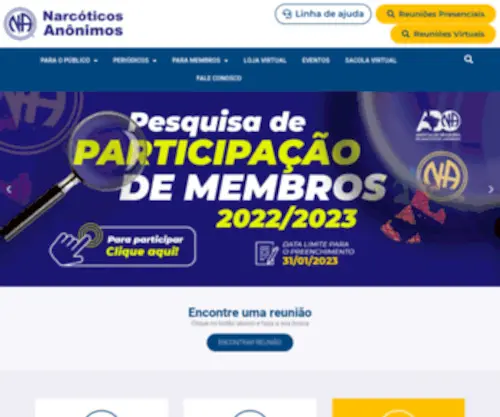 NA.org.br(Narcóticos) Screenshot