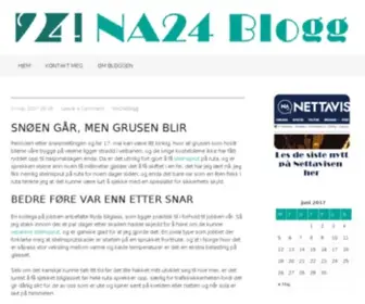 NA24Blogg.no(NA24 Blogg) Screenshot