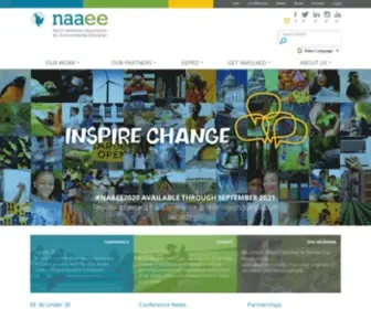 Naaee.net(North American Association for Environmental Education) Screenshot