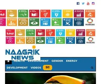 Naagriknews.com(Naagrik News Home Page) Screenshot