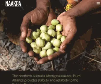 Naakpa.com.au(Kakadu Plums) Screenshot