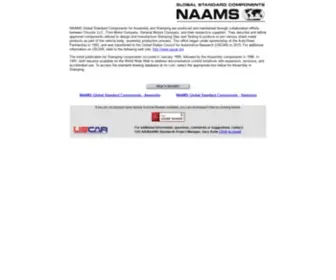 Naamsstandards.org(The NAAMS Global Standard Components) Screenshot