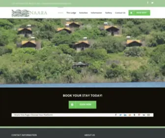 Naaraecolodge.com(Naara Eco) Screenshot