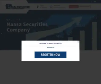 Naasasecurities.com.np(One of the leading Brokerage Firm of stock trading in Nepal) Screenshot