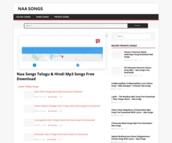 Naasongs.world(Naa Songs Telugu & Hindi Mp3 Songs Free Download) Screenshot