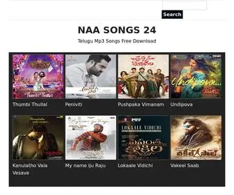 Naasongs24.com(Atoz Telugu Movie Mp3 Songs Download) Screenshot