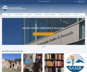 Naasr.org(National Association for Armenian Studies and Research) Screenshot