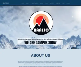 Naassc.org(North American Association of Ski & Snowboard Clubs) Screenshot