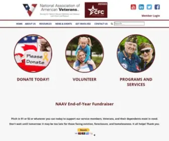 Naavets.org(National Association of American Veterans (NAAV)) Screenshot