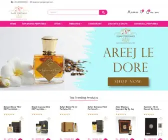 Naazperfumes.com(Buy Perfumes Online) Screenshot