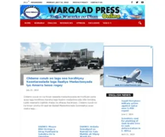 Nabadbile.com(Somali News Leader) Screenshot