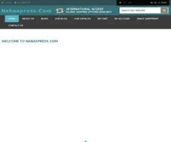 Nabaepress.com(نبأبريس جريدة إلكترونية مغربية تجدد على مدار الساعة) Screenshot