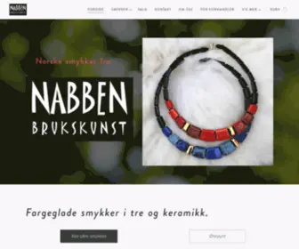 Nabbenbrukskunst.no(Nabben-brukskunst) Screenshot