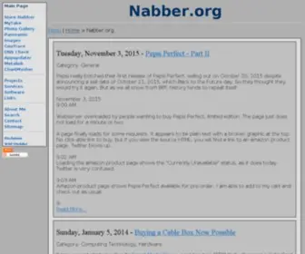 Nabber.org(Nabber) Screenshot
