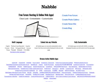 Nabble.com(Free Forum) Screenshot