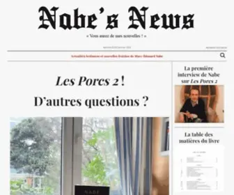 Nabesnews.com(Édouard Nabe) Screenshot