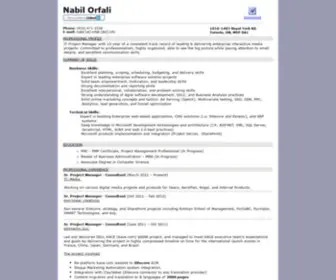 Nabilorfali.com(Nabil Orfali) Screenshot