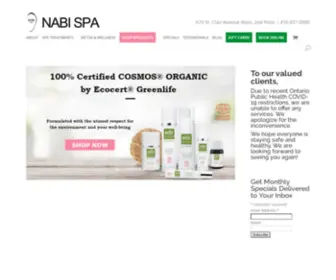 Nabispa.com(Nabi Spa) Screenshot