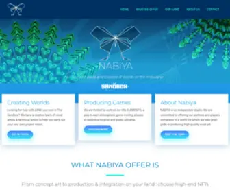 Nabiya.io(Creative Studio on The Sandbox Metaverse) Screenshot