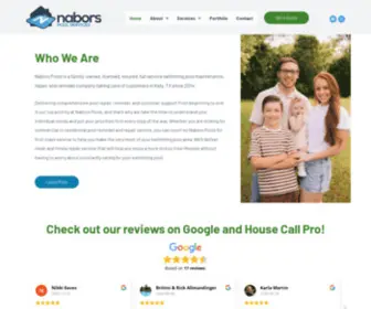 Naborspools.com(Nabors Pools) Screenshot
