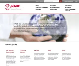 Nabp.net(NABP is the independent and international association) Screenshot