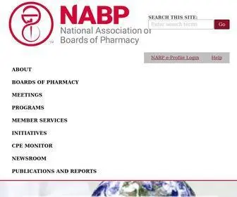 Nabp.pharmacy(NABP is an international nonprofit organization) Screenshot