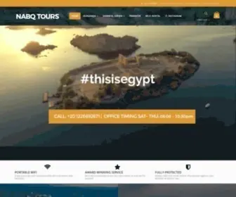 NabQtours.com(Sharm el Sheikh Travel Agency) Screenshot